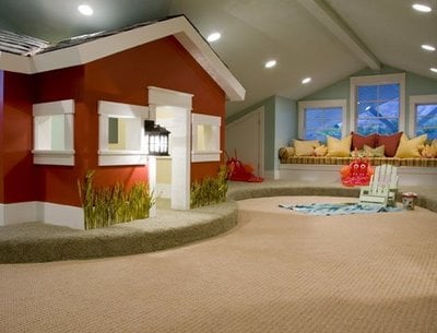 Red paint color for a kids room - Design Dazzle