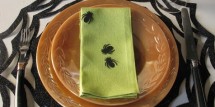 Halloween Place Setting