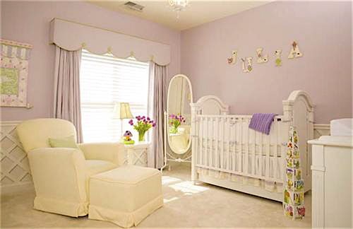 lavender baby nursery ideas