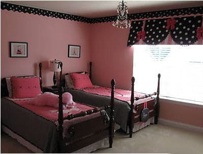 Pink & Black Girls Rooms - Design Dazzle