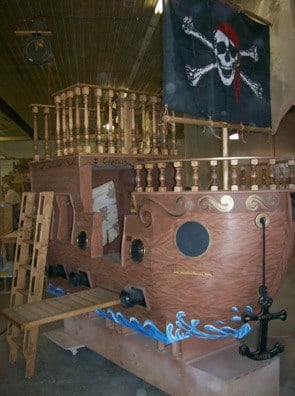 Kids Pirate Ship Bunk Bed