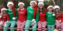 matching Christmas family pajamas