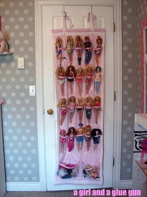 DIY Barbie organizer