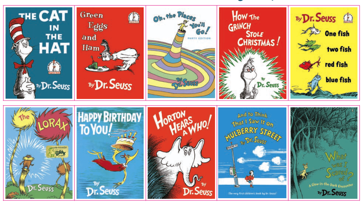 Dr Seuss Books Free Printables Printable Templates
