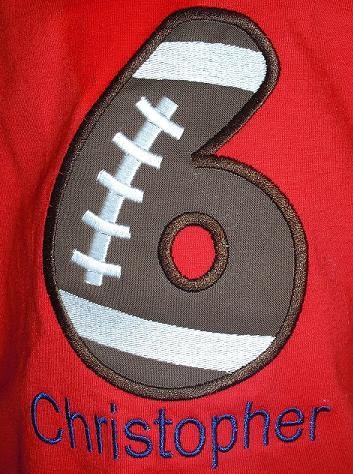 bday shirt football
