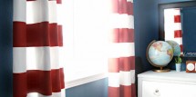 DIY Striped Curtains