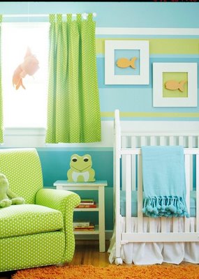 Nursery Rooms: Stripes, Stripes and More Stripes!