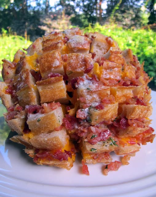 Cheddar Bacon Ranch Pull Apart Bread