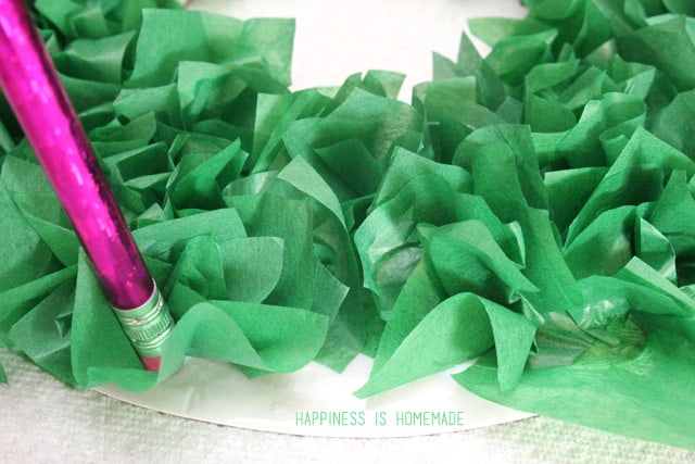 Tri-Color Tissue Paper Flowers