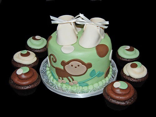 Monkey Theme Cakes for Baby Showers - Design Dazzle