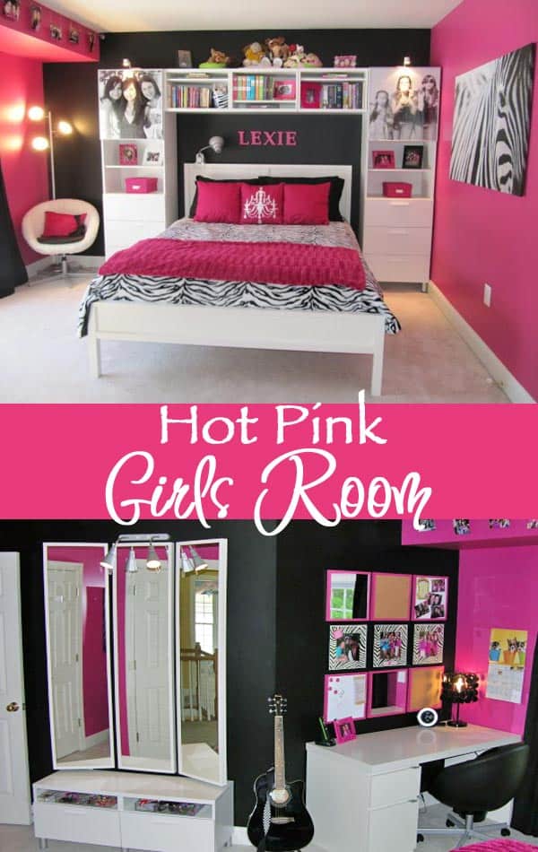 Hot Pink And Black Zebra Bedroom! - Design Dazzle