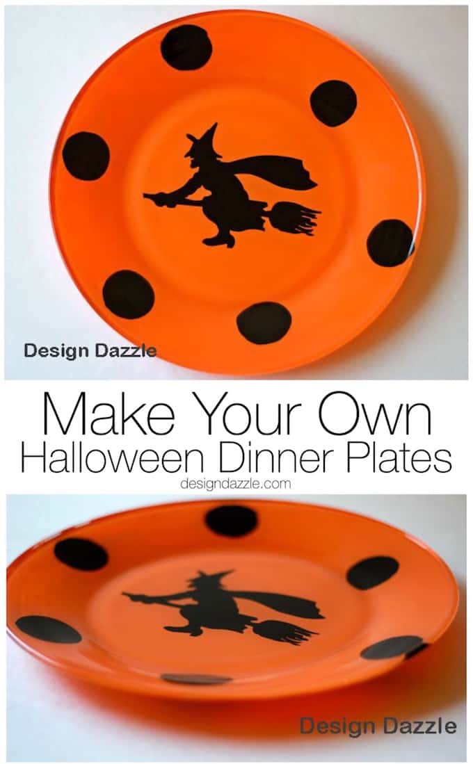 Design Dazzle: Make Your Own Halloween Plates Design Dazzle: Make Your Own Halloween Plates