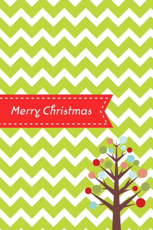 Modern Christmas Printable featured on Design Dazzle