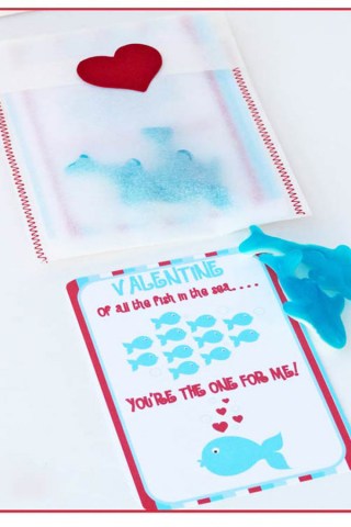 Free Valentine - Of all the fish in the sea you're the one for me! Design Dazzle