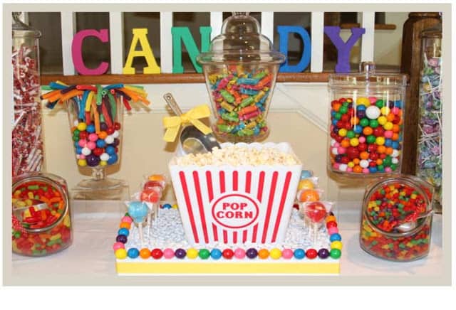 Amazing Candy Displays by Madeleine Carras who is the owner of Pretty Sweet Candy Buffets! Is your mouth watering yet?  Love these displays!