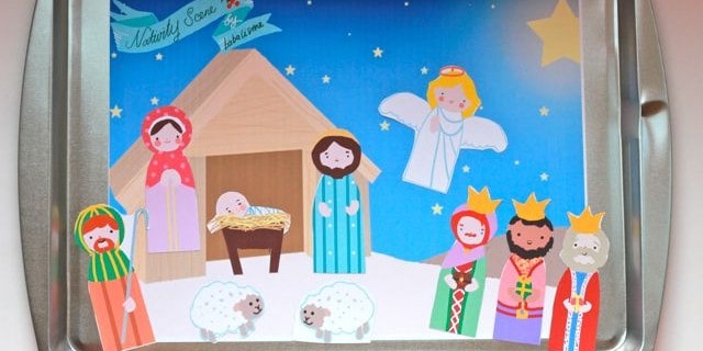 FREE Paper Doll Printables - The Nativity, Santa's Helpers and more ...