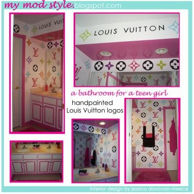 Louis Vuitton Teen Bathroom - Design Dazzle