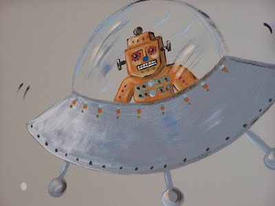 Amazing Space themed boys room with the coolest murals! Amazing Space themed boys room with the coolest murals!