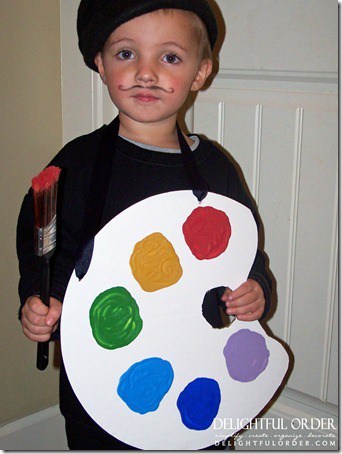 DIY Halloween Costume Ideas that are clever and easy! Salut to the cutest French Painter!
