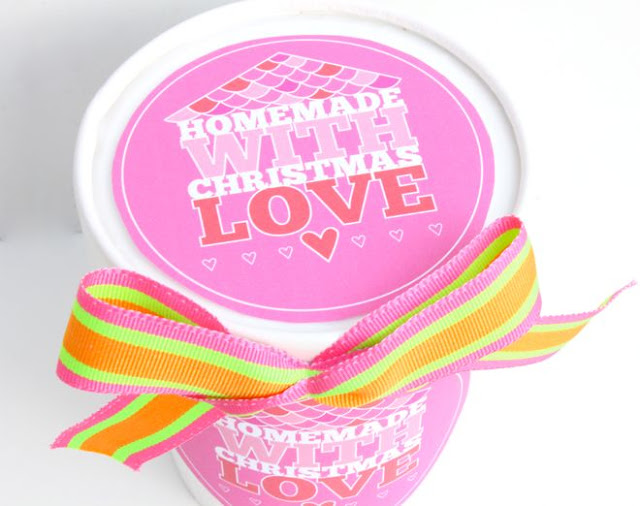 Homemade with Christmas Love Printable Homemade with Christmas Love Printable