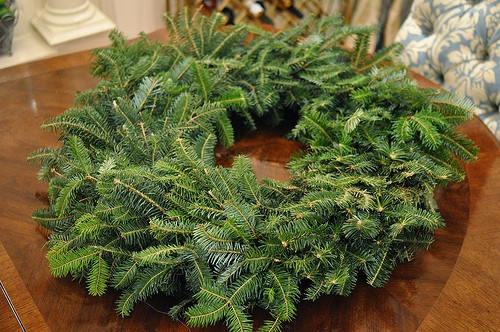 DIY Kitchen Wreath featured on Design Dazzle