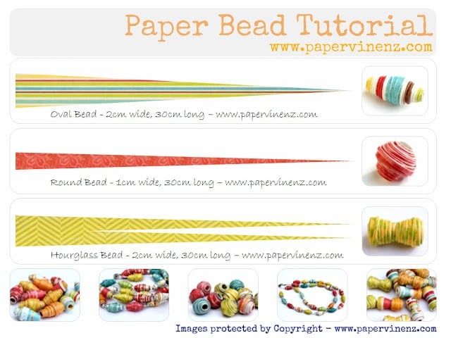 Paper Bead Tutorial for an awesome summer craft!