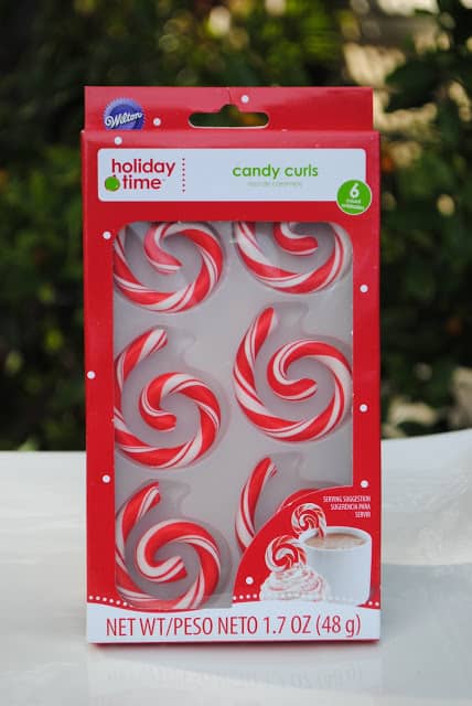 Candy curls for reindeer antlers