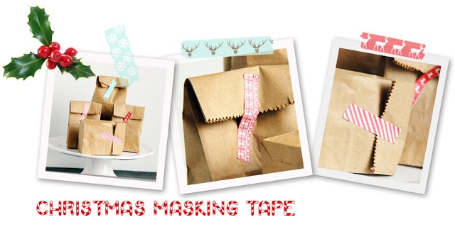 Christmas Printables: Christmas Masking Tape featured on Design Dazzle