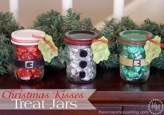 Christmas Kisses Treat Jars