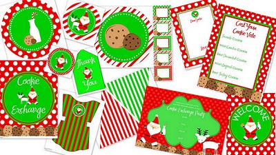 Christmas Cookie {Free Printables} Featured on Design Dazzle