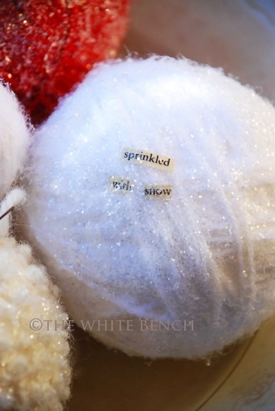 Soft yarn ornament featured on Design Dazzle