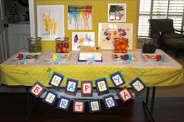 Kids Art Party by Julie Greene is artistically fantastic! DIY party that is so clever and creative! Kids Art Party by Julie Greene is artistically fantastic! DIY party that is so clever and creative!