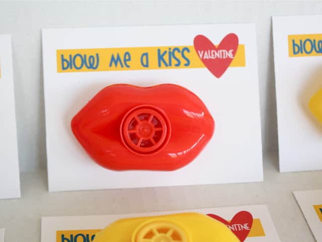 Blow me a Kiss Valentine by At Second Street. So clever and every kids would LOVE!