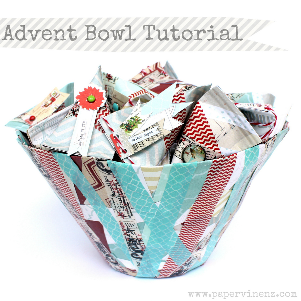 Advent Bowl Tutorial featured on Design Dazzle