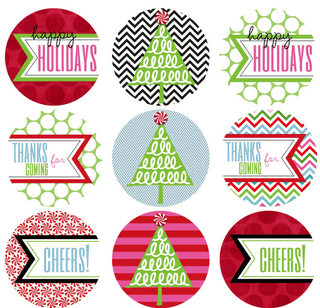 Christmas Gift Tags {Free Printables} Featured on Design Dazzle