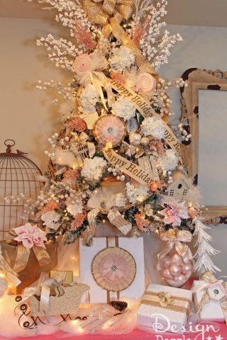 Christmas Dream Tree Challenge by Michaels - tree designed by Toni of Design Dazzle