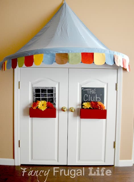 Stair Closet Turned Reading Nook