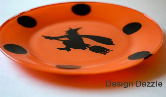 Halloween clearance glass plates