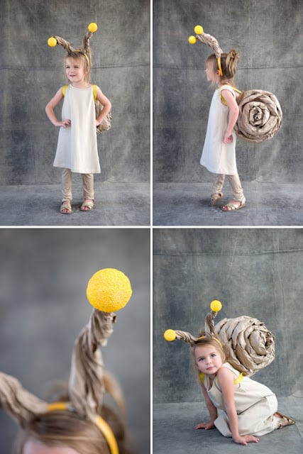 DIY Last Minute Costume Ideas, diy snail costume, snail