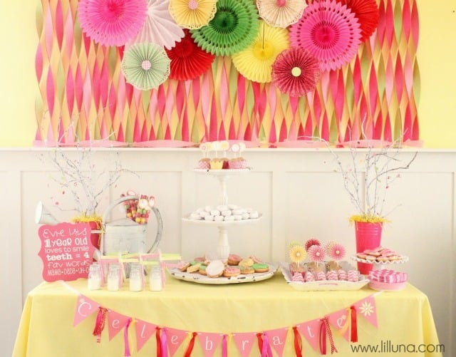 Daisies and Donuts Birthday  Party  Design Dazzle