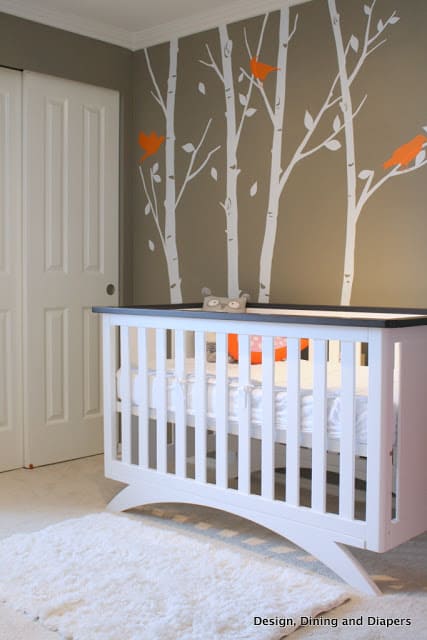 Bird Themed Room by Taryn Designing, Dining, + Diapers. Wall Paint: Eddie Bauer Java at Lowes Bird Themed Room by Taryn Designing, Dining, + Diapers. Wall Paint: Eddie Bauer Java at Lowes