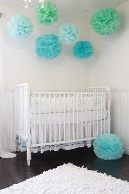 Tissue Paper Pom Poms Tutorial - The Idea Room