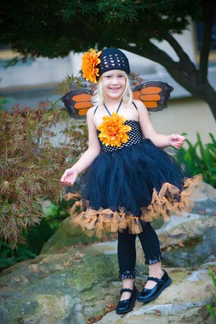 Halloween Costume Ideas, butterflies, monarch, toddlers