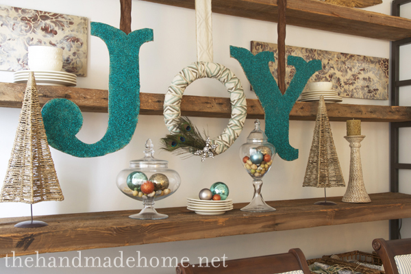 DIY Christmas Letters featured on Design Dazzle