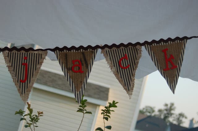 Pirate Birthday Pennant