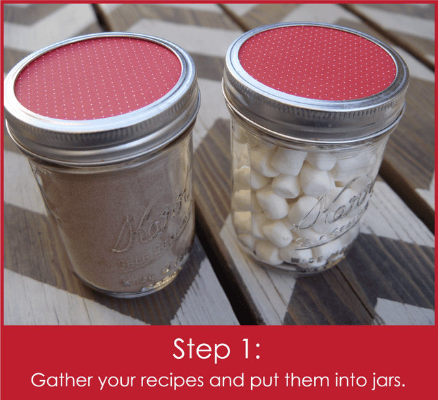 Merry Christmas in a Jar! Delicious Hot Chocolate with Free Printables featured on Design Dazzle Merry Christmas in a Jar! Delicious Hot Chocolate with Free Printables featured on Design Dazzle
