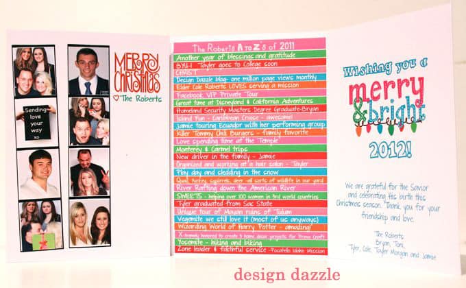 Sending you Christmas greetings from my family to yours! | Design Dazzle