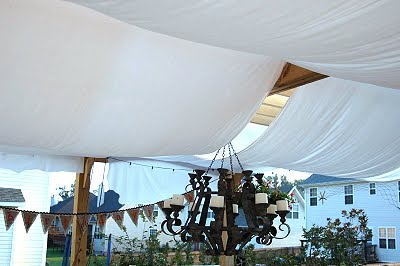 pirate party ideas Thrift Store Sheets as Sails