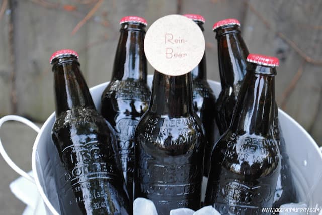 Rein-Beer for a Root-deer float station