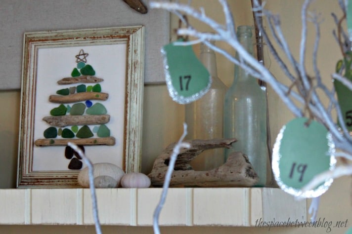 sea glass tree advent tree